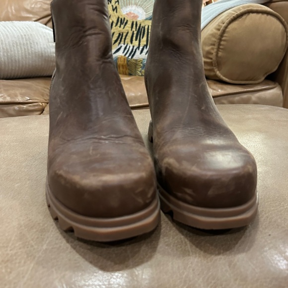 Sorel Dark Brown Wedge Boots - Picture 2 of 6